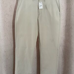 J. Crew Men's Khaki performance fabric golf hiking outdoors moisture wicking pnt